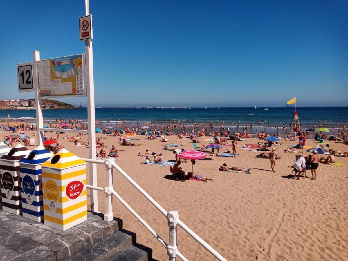 La Arena - Playa De San Lorenzo - Apartamento En ヒホン エクステリア 写真